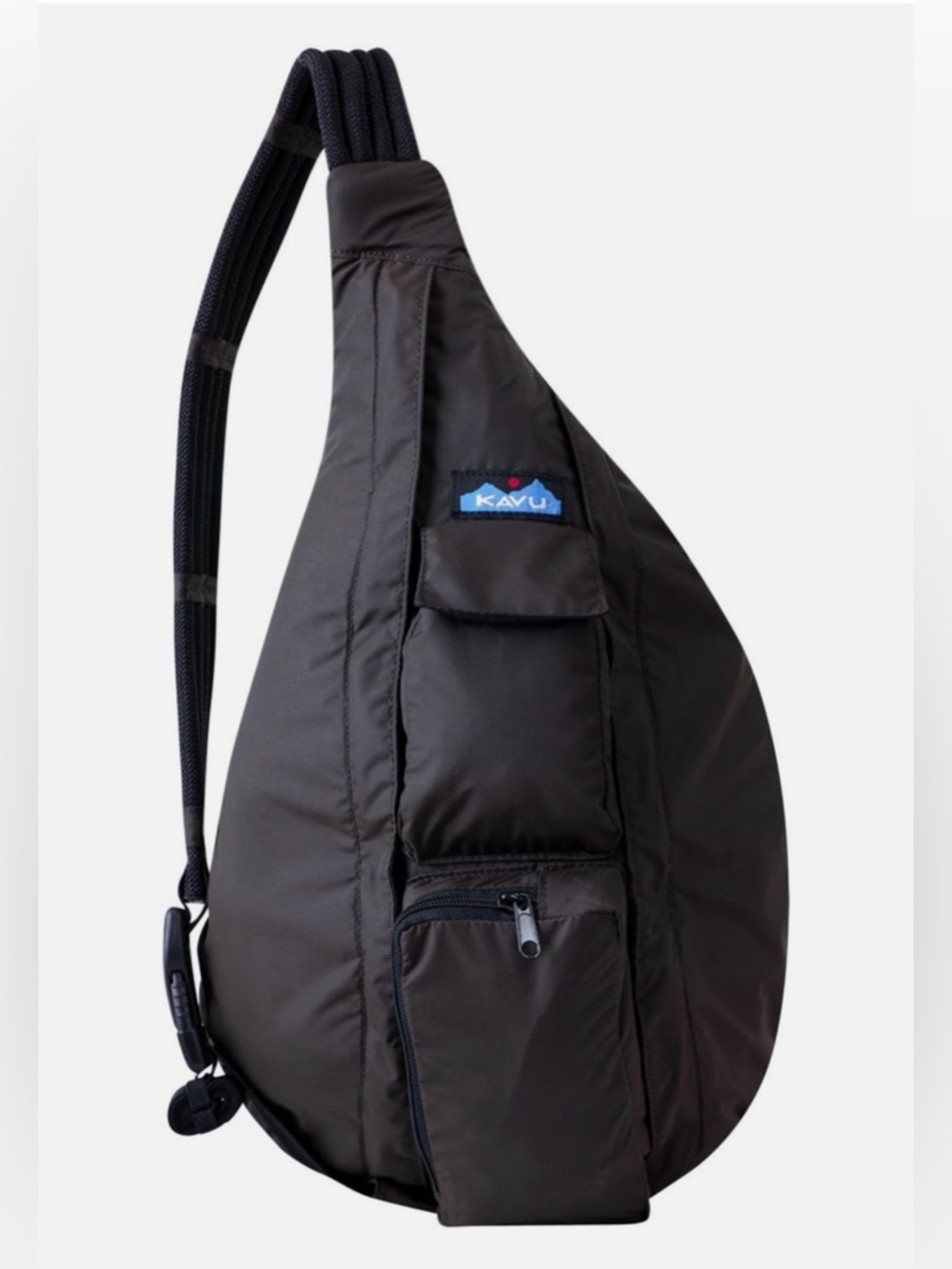 KAVU Rope Sling Bag Crossbody Shoulder Rope Strap Black